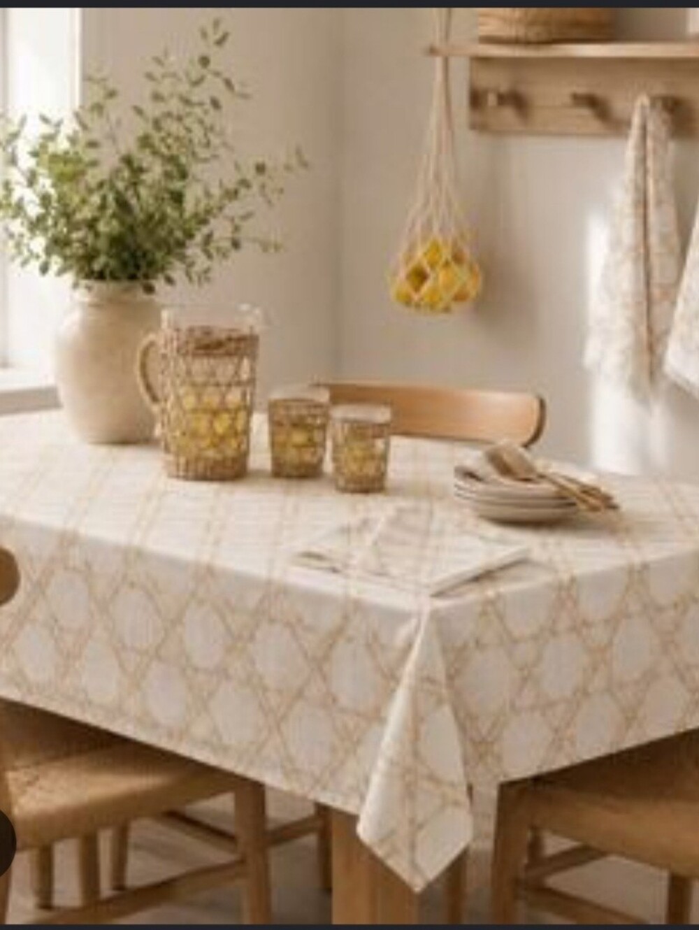 Threshold 84"x60" Rectangular Tablecloth